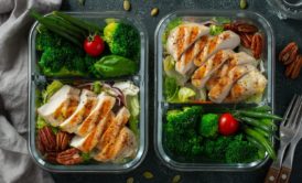 two tubs of ketogenic meals