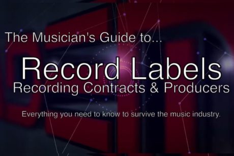 course cover showing title the musicians guide to record labels