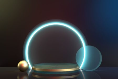graphic rendering of a glowing crystal ball