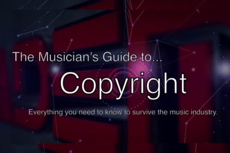 course cover with title musicians guide to copyright