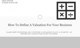 how to do valuation for your business course cover