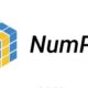 numpy logo cube made of blue and yellow blocks