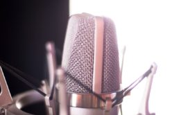 pink colored microphone