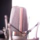 pink colored microphone