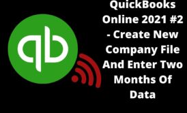 quickbooks online 2 create new company file and enter two months of data course cover