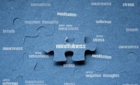 blue puzzle piece labeled mindfulness