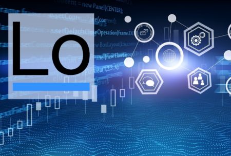 A visual representation of 'Lo', a blockchain-based cryptocurrency. Powered by Lodash 4