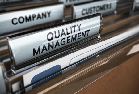 folder labeled quality management