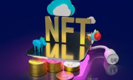 NFT and gold coins