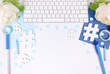 white keyboard hashtag symbol