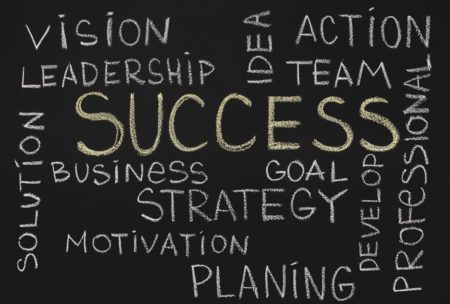 success written in chalkboard
