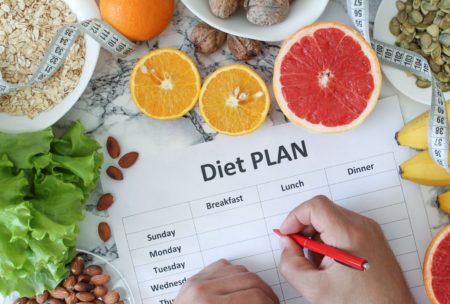 fruits vegetables and diet plan