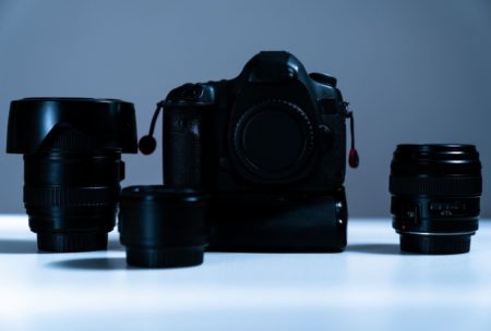 camera and different lenses
