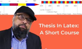 thesis in latex a short course course cover and instructor