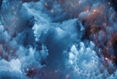 astral and lucid clouds illustration