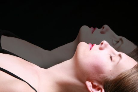 woman generating astral projection