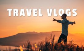 person traveling in the wild travel vlogs