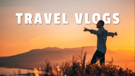 person traveling in the wild travel vlogs