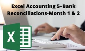 Excel Accounting 5 Bank Reconciliations Month 1 & 2 course cover