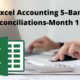 Excel Accounting 5 Bank Reconciliations Month 1 & 2 course cover