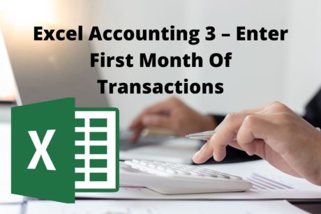 Excel Accounting 3 Enter First Month of Transactions course cover