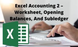 excel accounting 2 worksheet opening balances and subledger