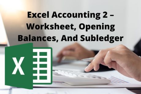 excel accounting 2 worksheet opening balances and subledger