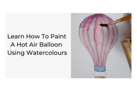 painting of a hot air balloon