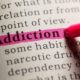 addiction highlighted in dictionary