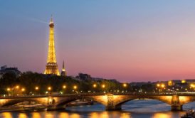 french landscape at night