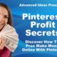 pinterest profit secrets custom course cover