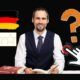 german flag and language instructor black background