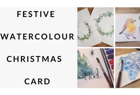 Festive Card Ideas - Watercolour