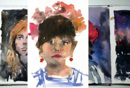 Painting Faces In Watercolor: Fun Sketching Exercises