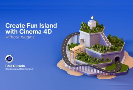 Fun 3D Island With Cinema 4D