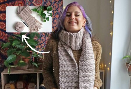 Crochet Yourself A Cozy Scarf: Crochet Course For Absolute Beginners