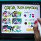 Digital Illustration In An iPad