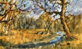 Loose Watercolor Essentials – Atmospheric Trees And River