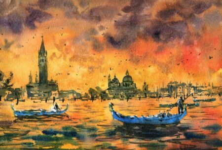 Urban Landscapes In Watercolor: Atmosphere And Vibrancy