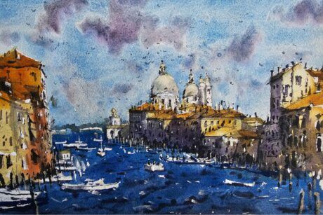 Detailed Urban Landscapes: Paint Venice In Watercolor