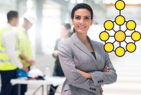 a professional woman in a business suit addresses an audience, focusing on togaf enterprise architecture concepts