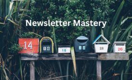 different mailboxes representing how to create a newsletter
