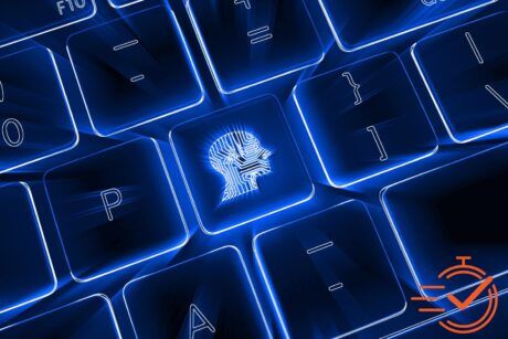 neon-blue tech-savvy profile keys illuminate a profile, highlighting what is the key to crafting effective prompts