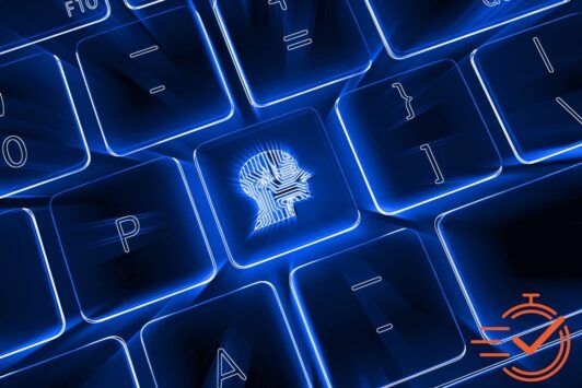 neon-blue tech-savvy profile keys illuminate a profile, highlighting what is the key to crafting effective prompts