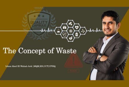 illustration depicting various types of waste with a focus on lean waste management principles for efficiency