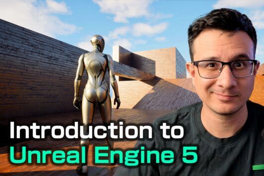 Overview of Unreal Engine 5 tutorial, highlighting essential tools and techniques for creating immersive games