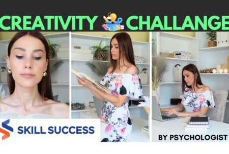 Visual representation of the Creativity Challenge, featuring exercises aimed at boosting creativity and skill development