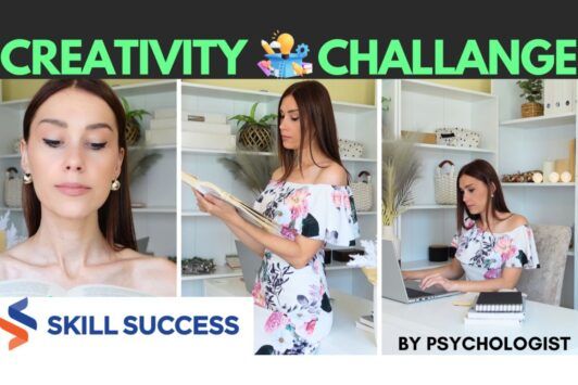 Visual representation of the Creativity Challenge, featuring exercises aimed at boosting creativity and skill development
