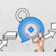 a man in a suit draws a blue arrow, symbolizing direction in Jira and agile project management