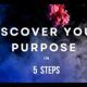 Image illustrating discover your purpose in five steps to help individuals discover their purpose in life